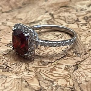 Faux Ruby Ring